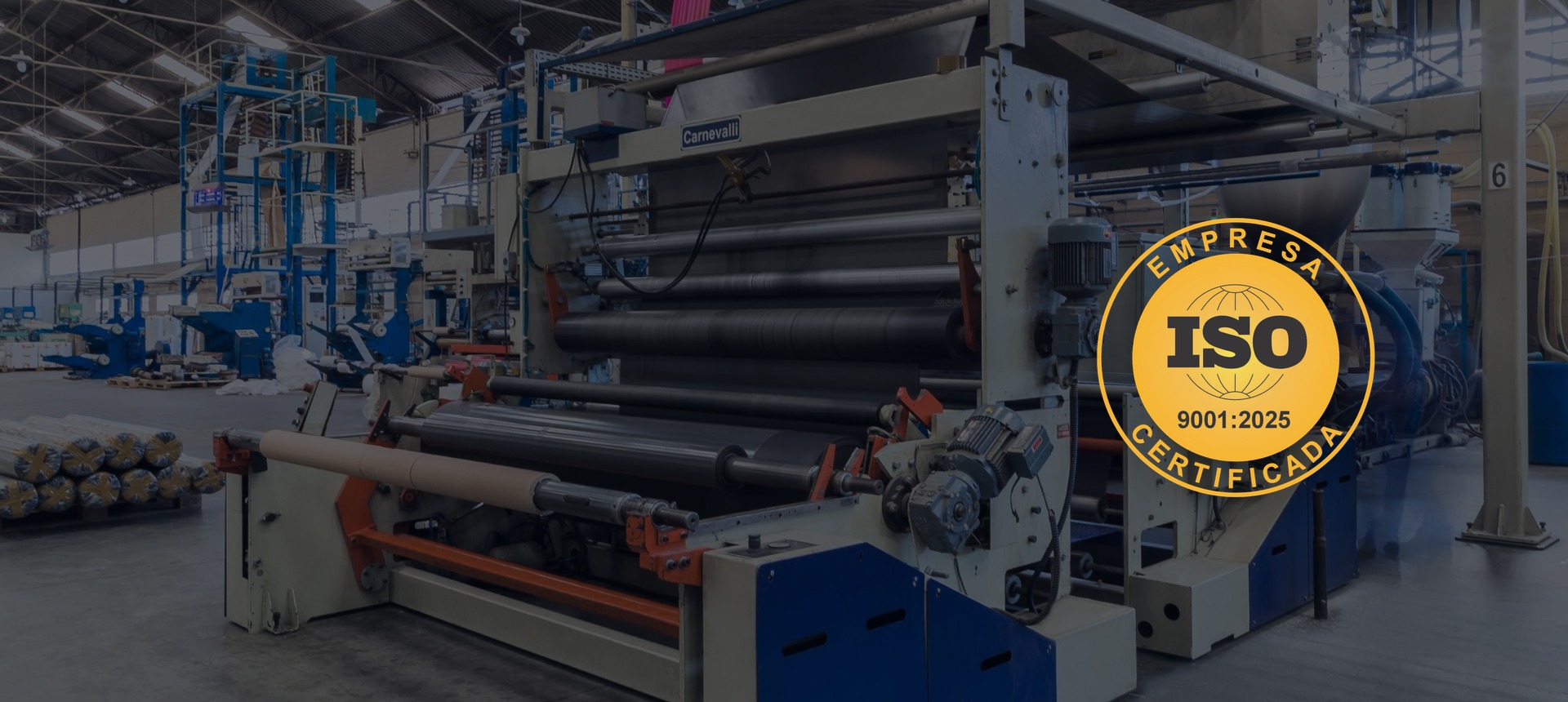 Qualidade Plastifama com selo ISO 9001